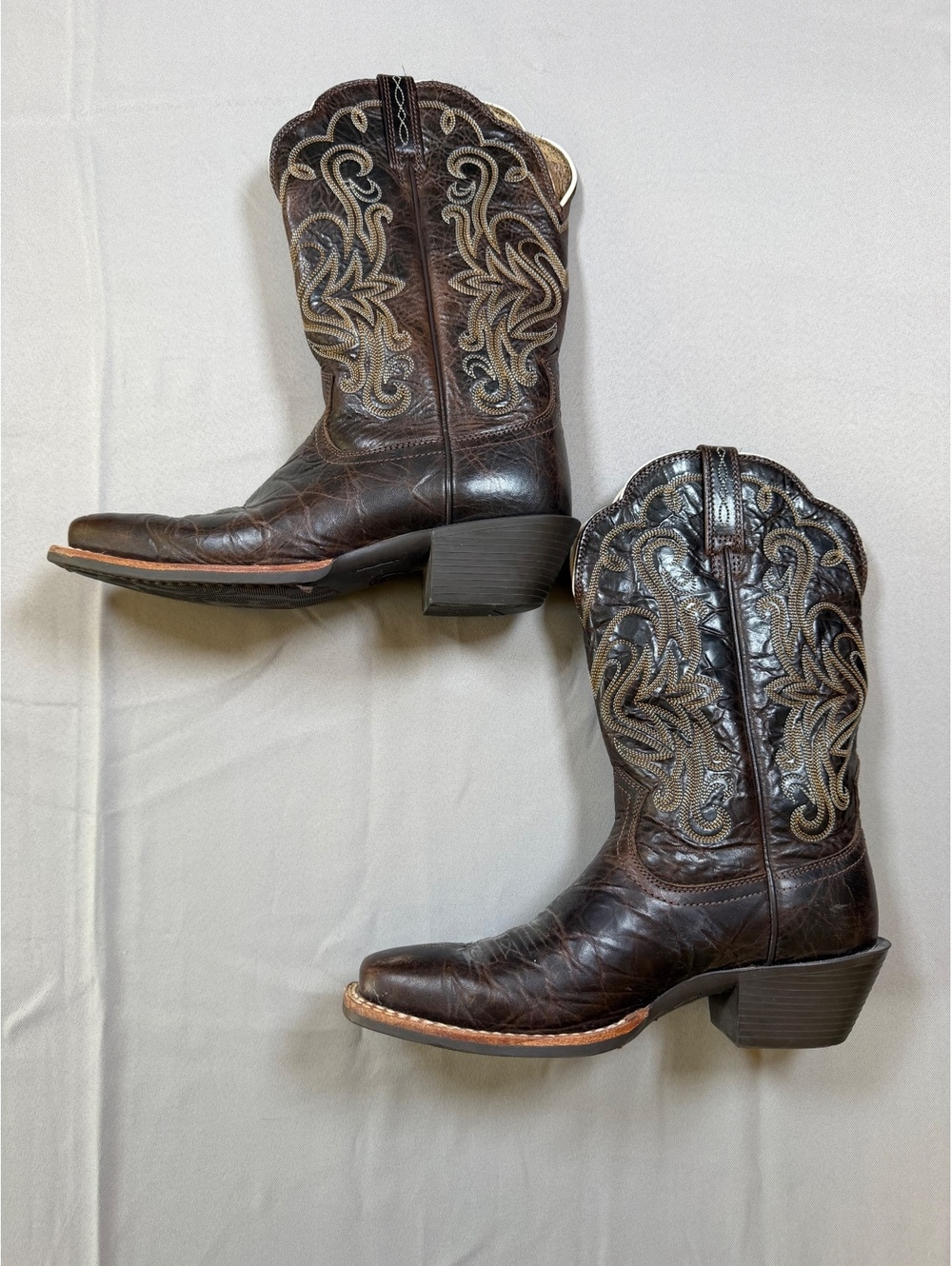 Ariat Brown Embroidered Western Boots